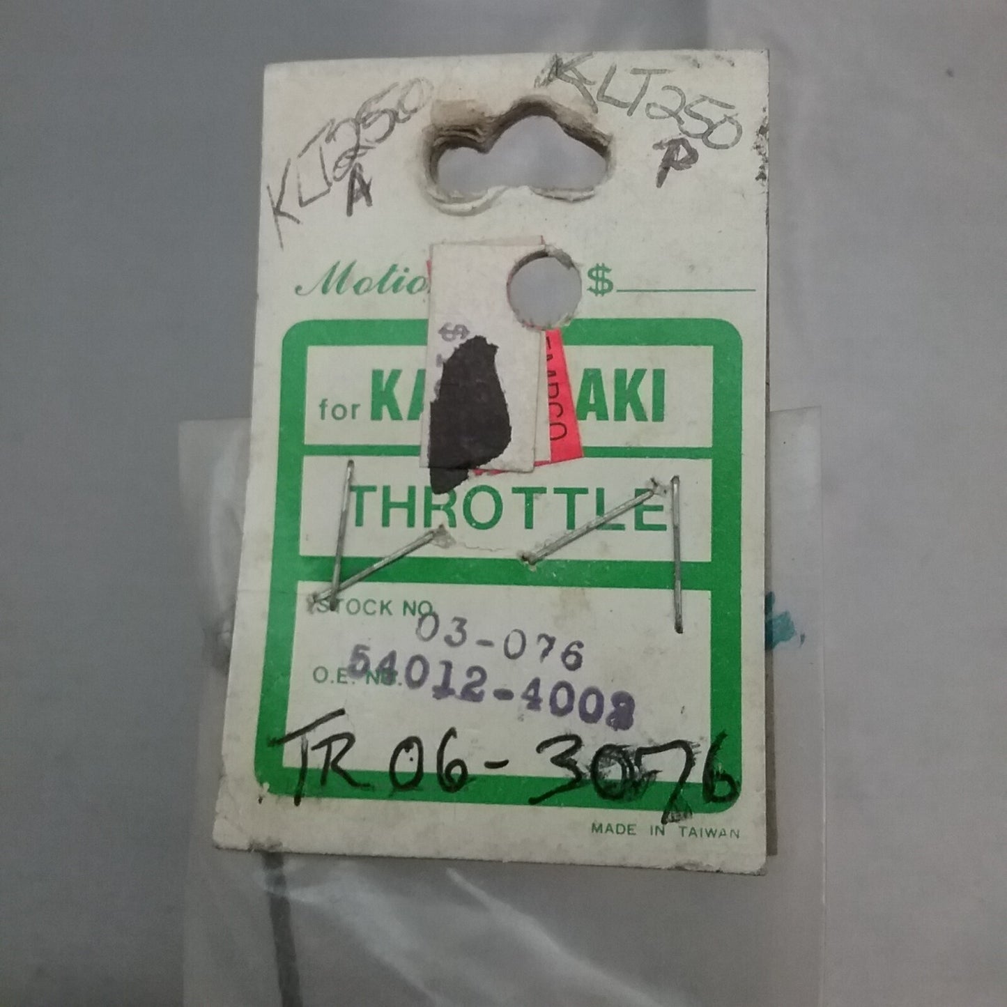 NEW MOTION PRO 03-076, THROTTLE CABLE, REPLACES KAWASAKI 54012-4003