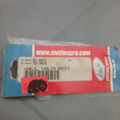NEW MOTION PRO 02-0088 FRONT HAND BRAKE CABLE BLK, REPLACES HONDA