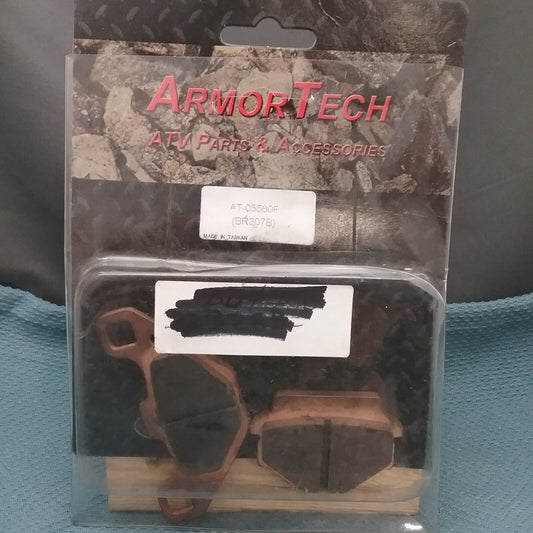 NEW ARMOR TECH AT-05560F BR307B FRONT BRAKE PADS, KAWASAKI KLF300 Bayou '88-04