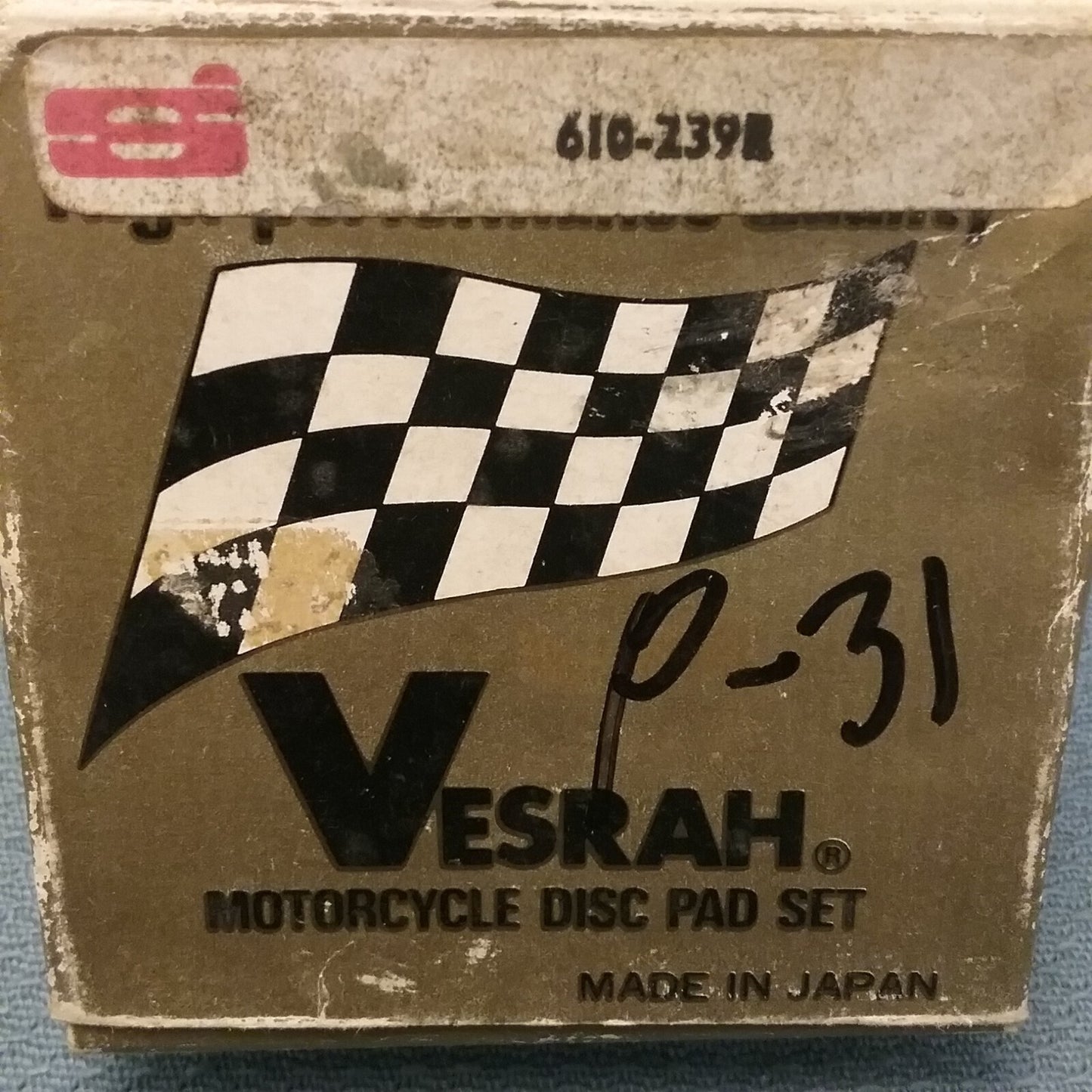 NEW VESRAH VD-239NRQ HIGH PERFORMANCE BRAKE PADS YAMAHA