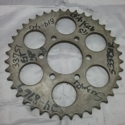 NEW REPLACES SUZUKI 64511-33751 / 814-40 / 24-8769 STEEL REAR SPROCKET, 40T