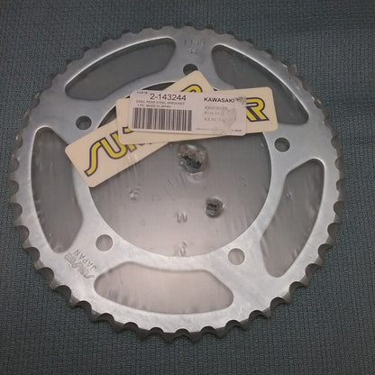 NEW SUNSTAR 2-143244 REAR STEEL SPROCKET, 44T REPLACES KAWASAKI