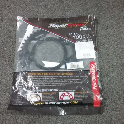 NEW SUPERSPROX RFA-302-43-BLK EDGE SPROCKET, 43T, BLACK REPLACES HONDA