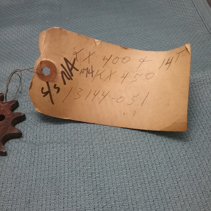 NEW KAWASAKI SPROCKET 13144-051 ENGINE SPROCKET, 14T