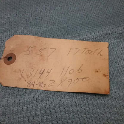 NEW KAWASAKI 13144-1106 ENGINE SPROCKET, 17T