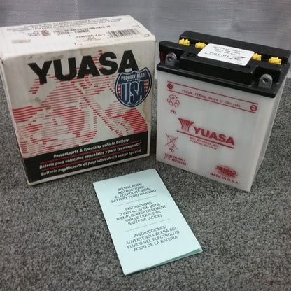 NEW YUASA 12N12A-4A-1 12V  BATTERY, ACID NOT INCLUDED REPLACES YUAM2221B