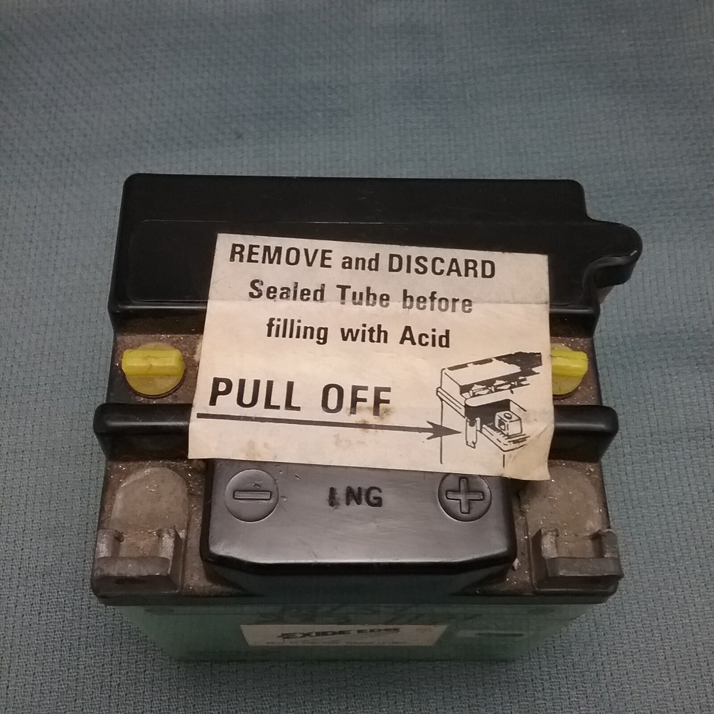 NEW YUASA 12N5-5A-3B CONVENTIONAL 12V BATTERY, ACID NOT INCLUDED