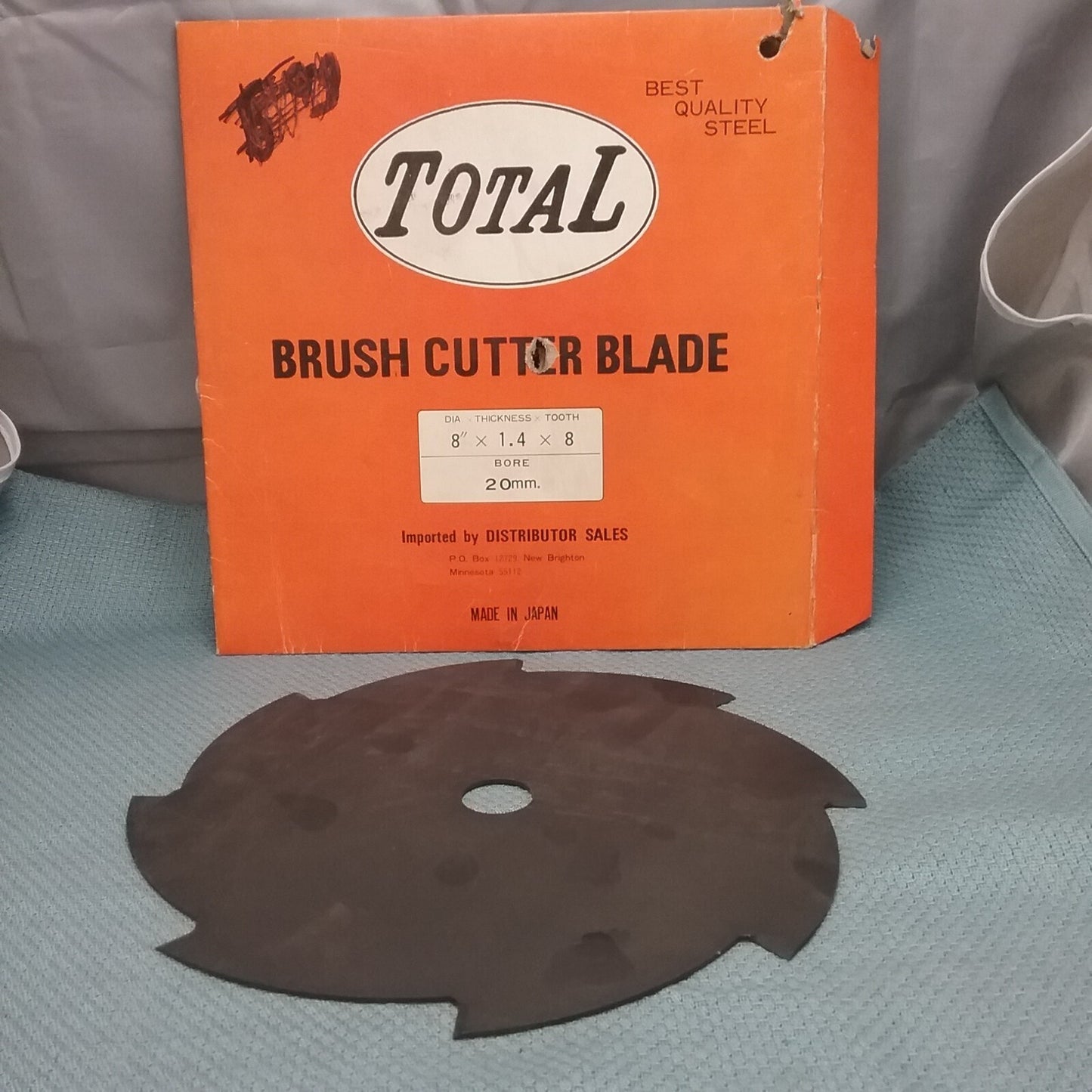 NEW TOTAL BRUSH CUTTER BLADE 8"X1.4X8 8 TOOTH