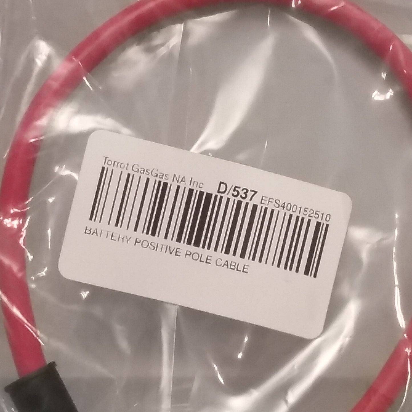NEW GAS GAS EFS400152510 BATTERY POSTIVIE POLE CABLE