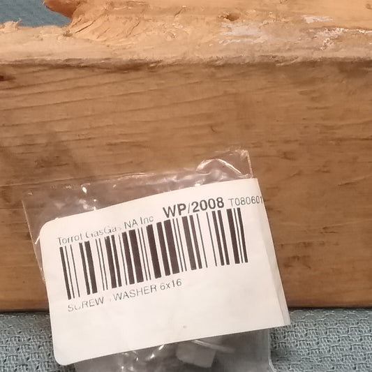 NEW GASGAS T0806016 SCREW + WASHER, 6X16