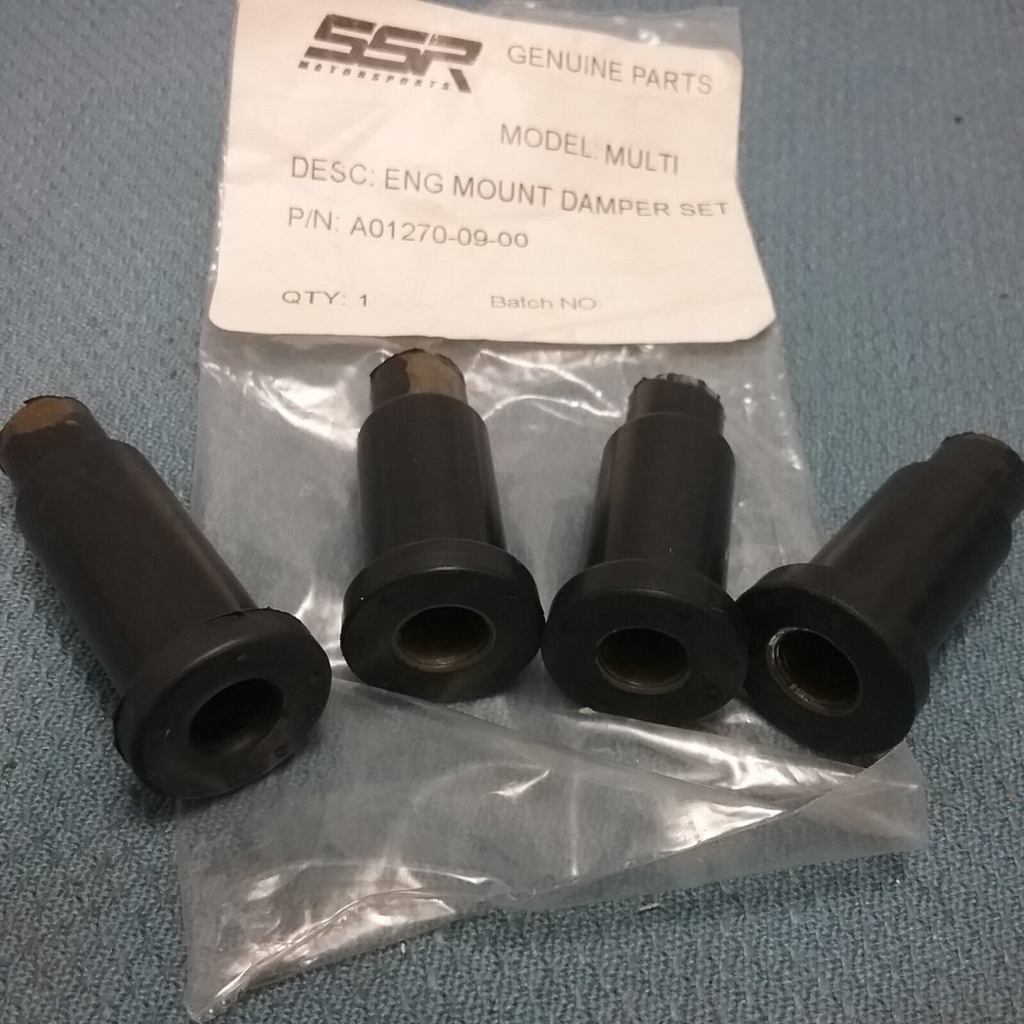 NEW SSR A01270-09-00 ENGINE MOUNT DAMPER SET