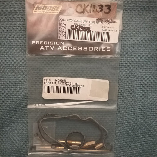 NEW MOOSE UTIITY MD03-020 CARB REPAIR KIT HONDA TRX250X 87-88, 91-92