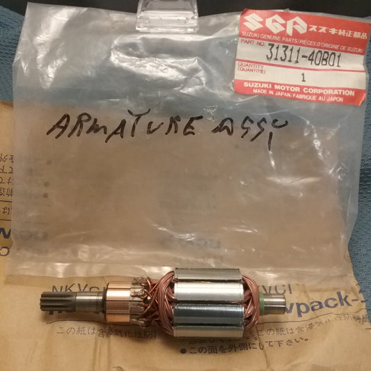 NEW GENUINE SUZUKI 31311-40B01 ARMATURE, STARTING MOTOR LT80 87-06