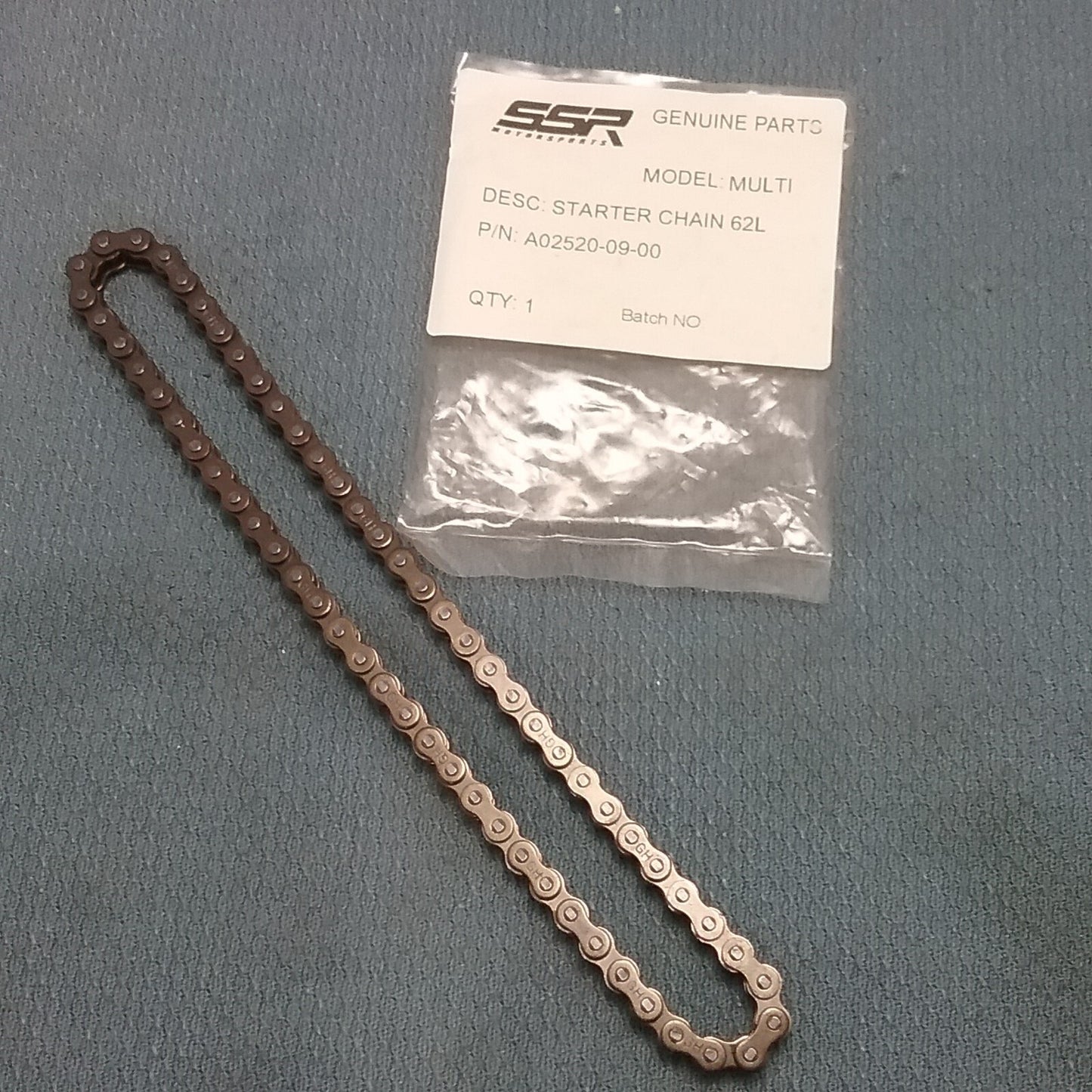 NEW SSR A02520-09-00 STARTER CHAIN 62L