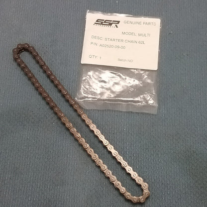 NEW SSR A02520-09-00 STARTER CHAIN 62L
