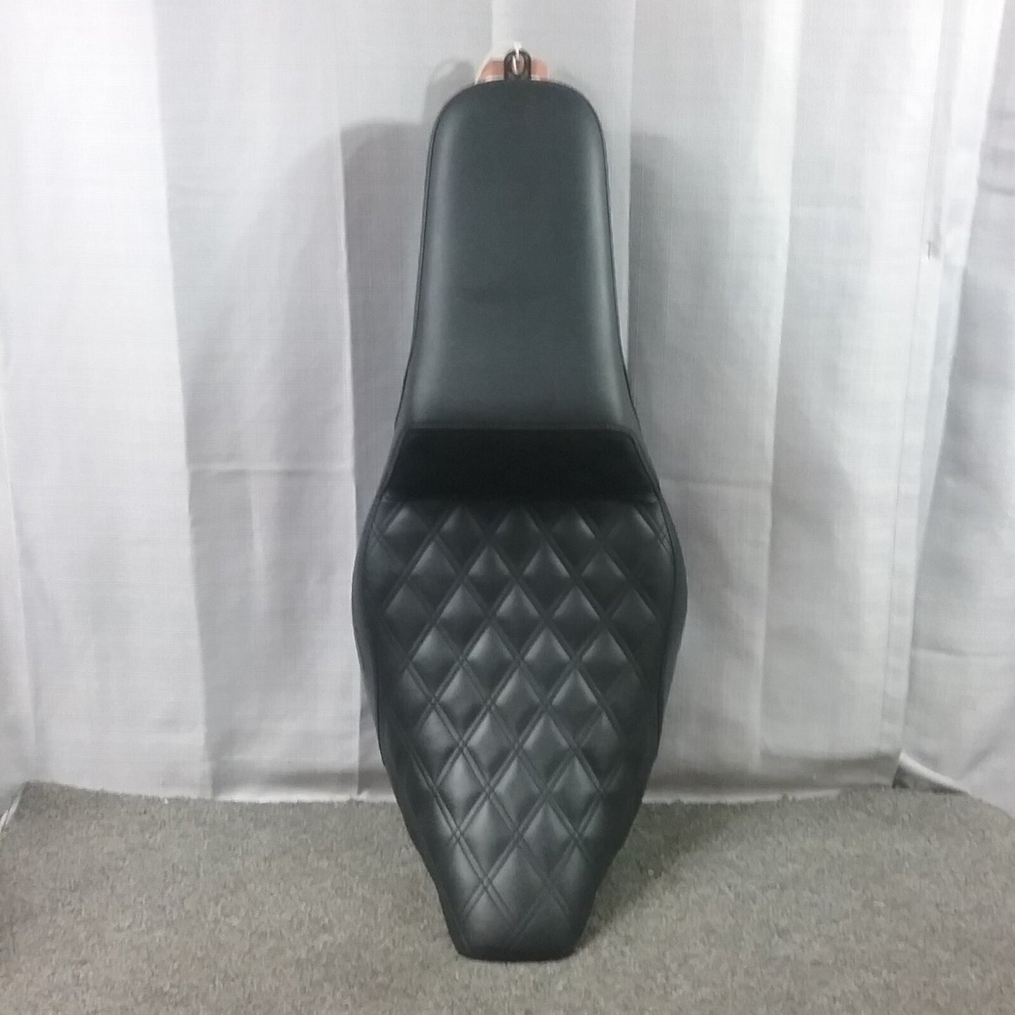 NEW SADDLEMEN 808-07B-172 BLACK STEP-UP, LATTICE STITCH SEAT