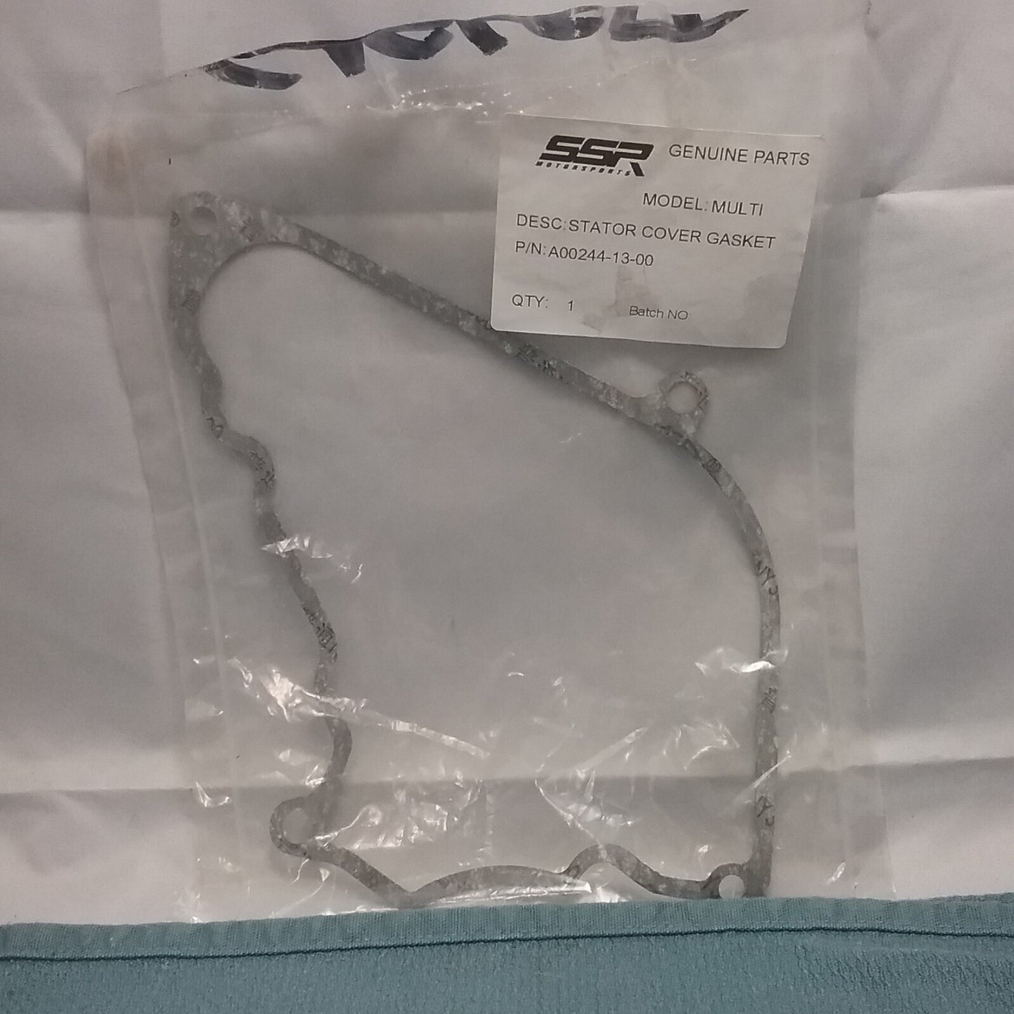 NEW SSR A00244-13-00 STATOR COVER GASKET