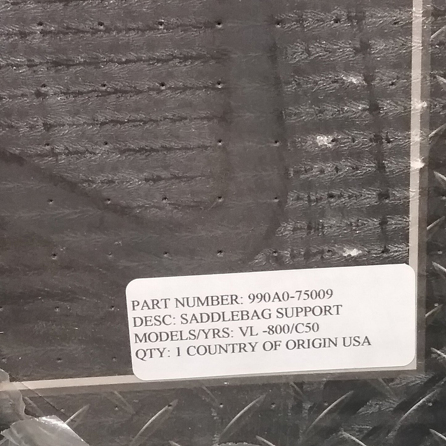 NEW GENUINE SUZUKI 990A0-75009 SADDLEBAG SUPPORT, INCOMPLETE SET