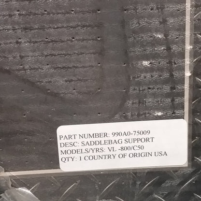 NEW GENUINE SUZUKI 990A0-75009 SADDLEBAG SUPPORT, INCOMPLETE SET