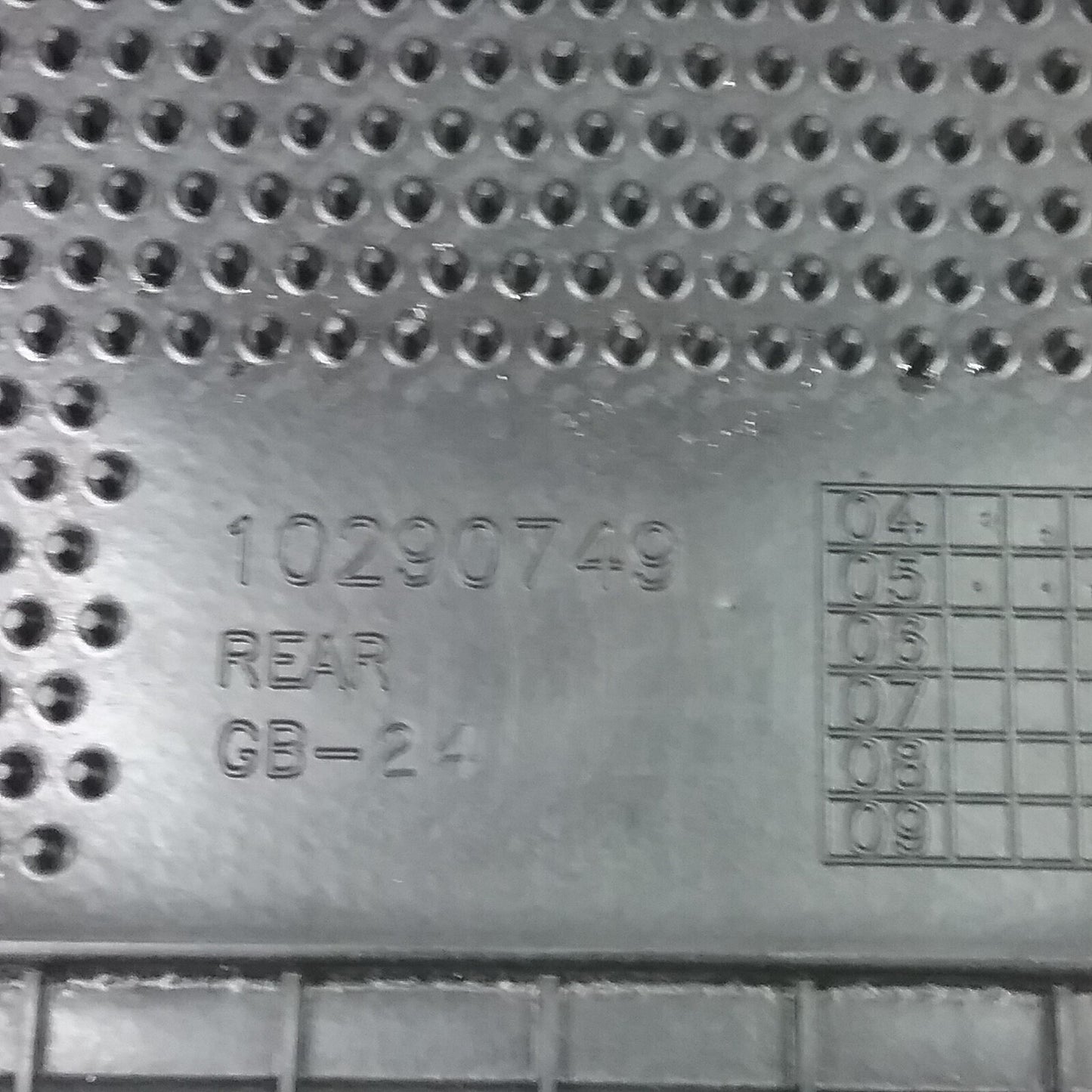 NEW AKRO EDGE 10290749 REAR FLOOR MAT