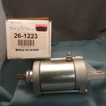 NEW WPS 26-1223/SMU00313 REPLACEMENT STARTER MOTOR FOR HONDA TRX 650 RUBICON