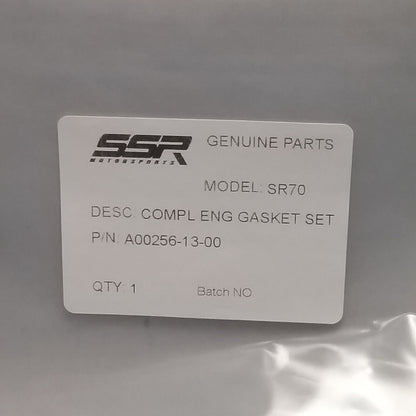 NEW SSR A00256-13-00 ENGINE GASKET SET