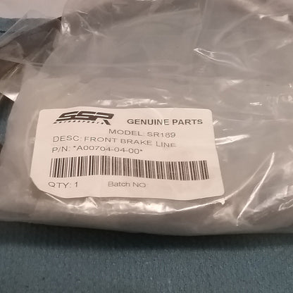 NEW SSR A00704-04-00 FRONT BRAKE LINE