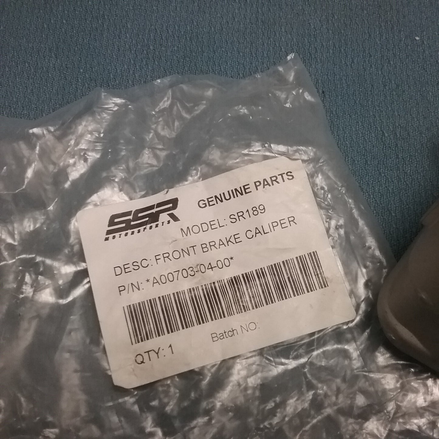 NEW SSR A00703-04-00 FRONT BRAKE CALIPER