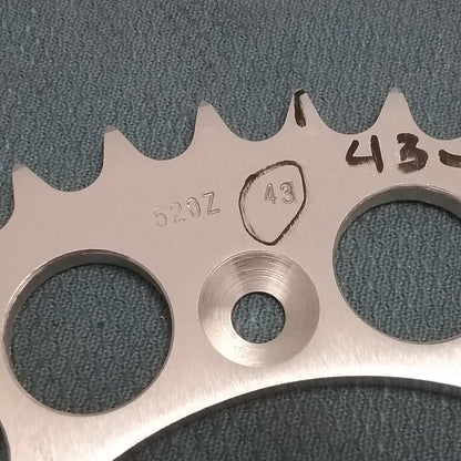 NEW SPROCKET SPECIALISTS SPROCKET SR189 43T 52OZ