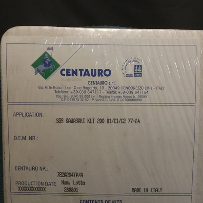 NEW CENTAURO 722A204TP /412136 TOP-END GASKET ST KAW KLT200 77-84