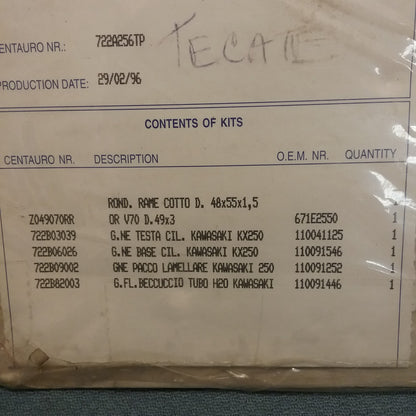 NEW CENTAURO 722A256TP TOP-END GASKET ST KAW KX/KXT250 TECATE 85-87