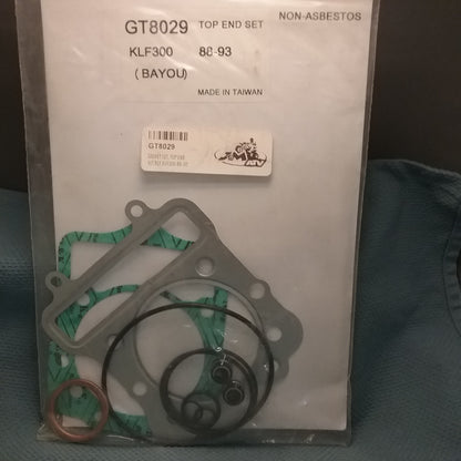 NEW J&M GT8029 TOP END GASKET SET,  BAYOU KLF/ KEF/KVF300, 88-02