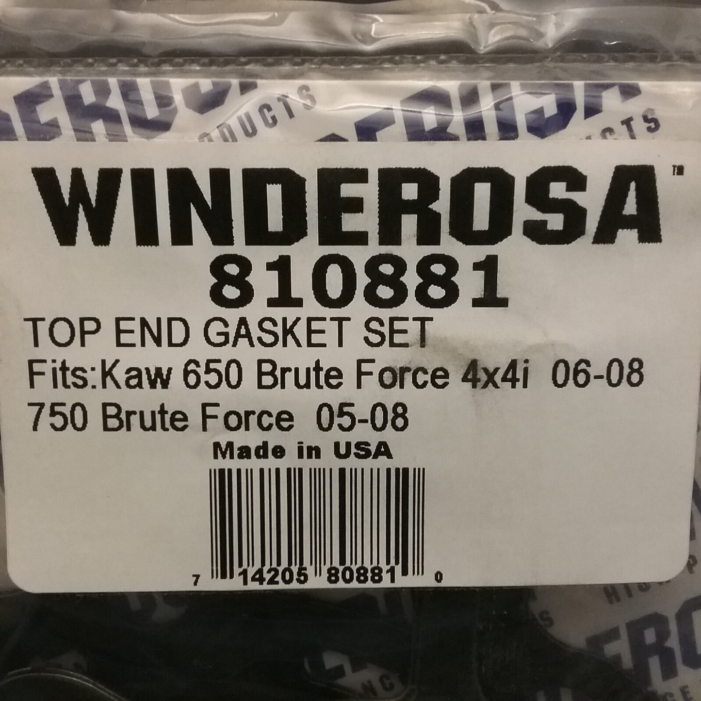NEW WINDEROSA 810881 TOP END GASKET ST FOR KAW 650/750 BRUTE 05-08, TERYX 08-13