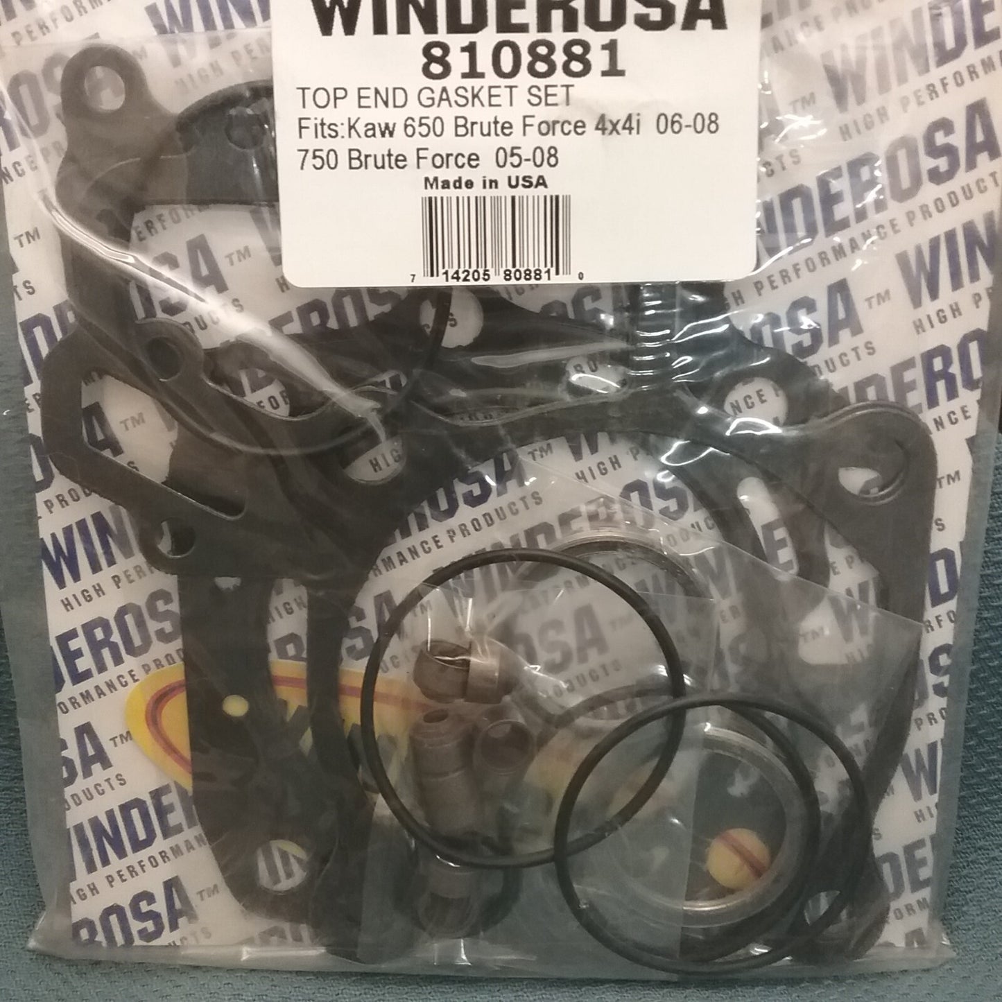 NEW WINDEROSA 810881 TOP END GASKET ST FOR KAW 650/750 BRUTE 05-08, TERYX 08-13