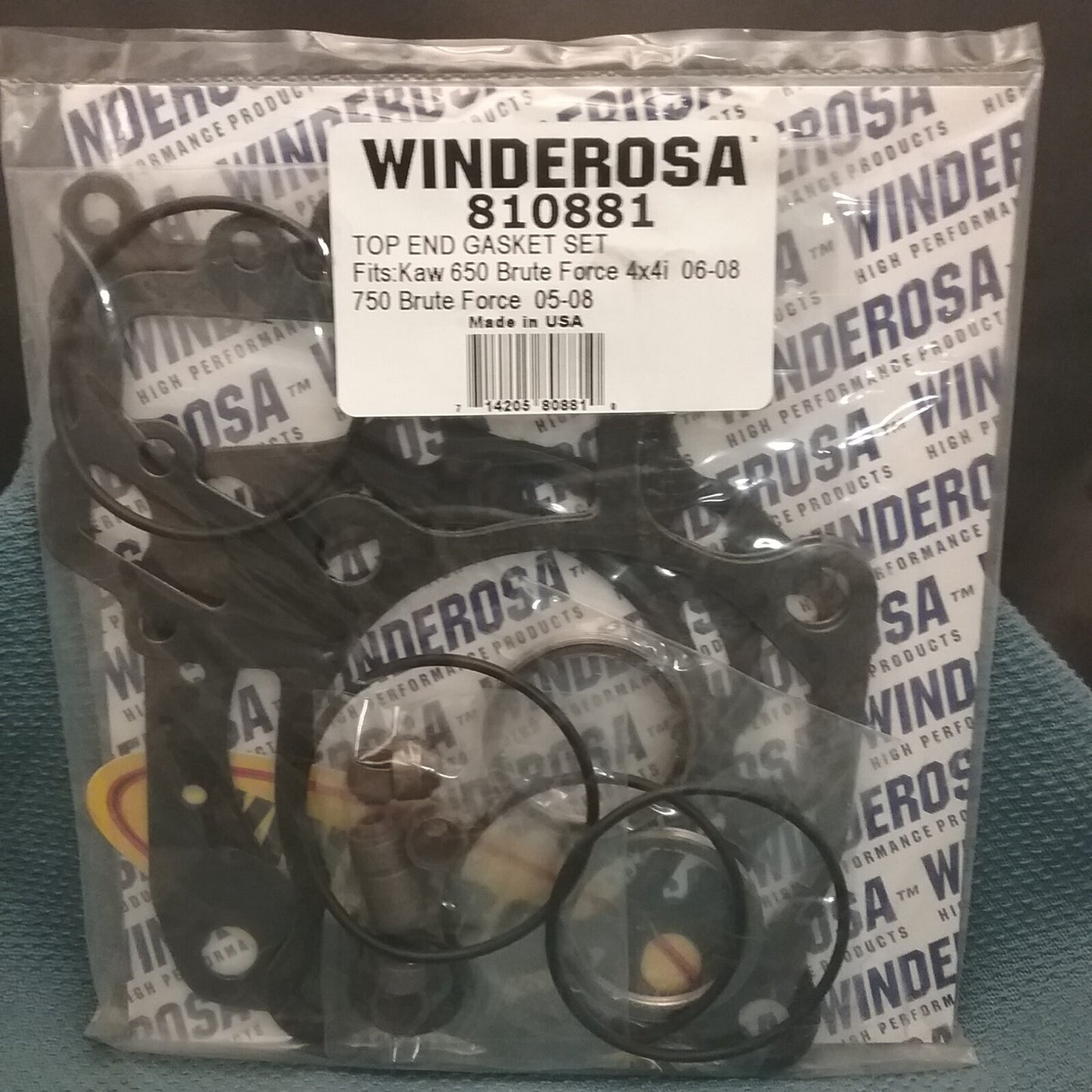 NEW WINDEROSA 810881 TOP END GASKET ST FOR KAW 650/750 BRUTE 05-08, TERYX 08-13