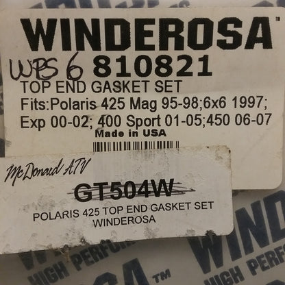 NEW WINDEROSA 810821 TOP END GASKET KIT POLARIS MAGNUM, SPORTMAN, EXPEDITION