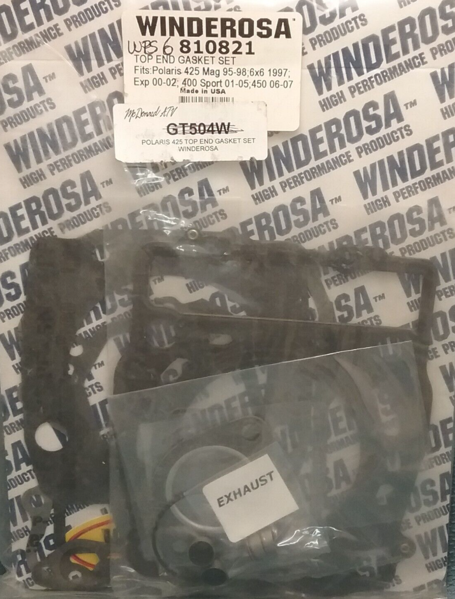 NEW WINDEROSA 810821 TOP END GASKET KIT POLARIS MAGNUM, SPORTMAN, EXPEDITION