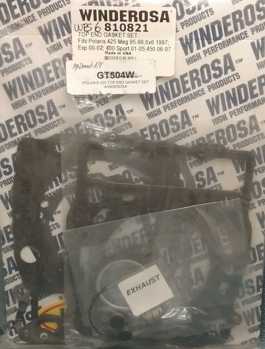 NEW WINDEROSA 810821 TOP END GASKET KIT POLARIS MAGNUM, SPORTMAN, EXPEDITION
