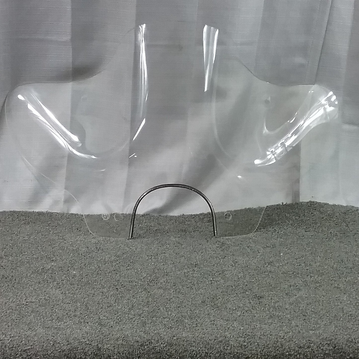 NEW UNIVERSAL MOTORCYCLE/ATV WINDSHIELD, CLEAR, 32"X17-1/4"