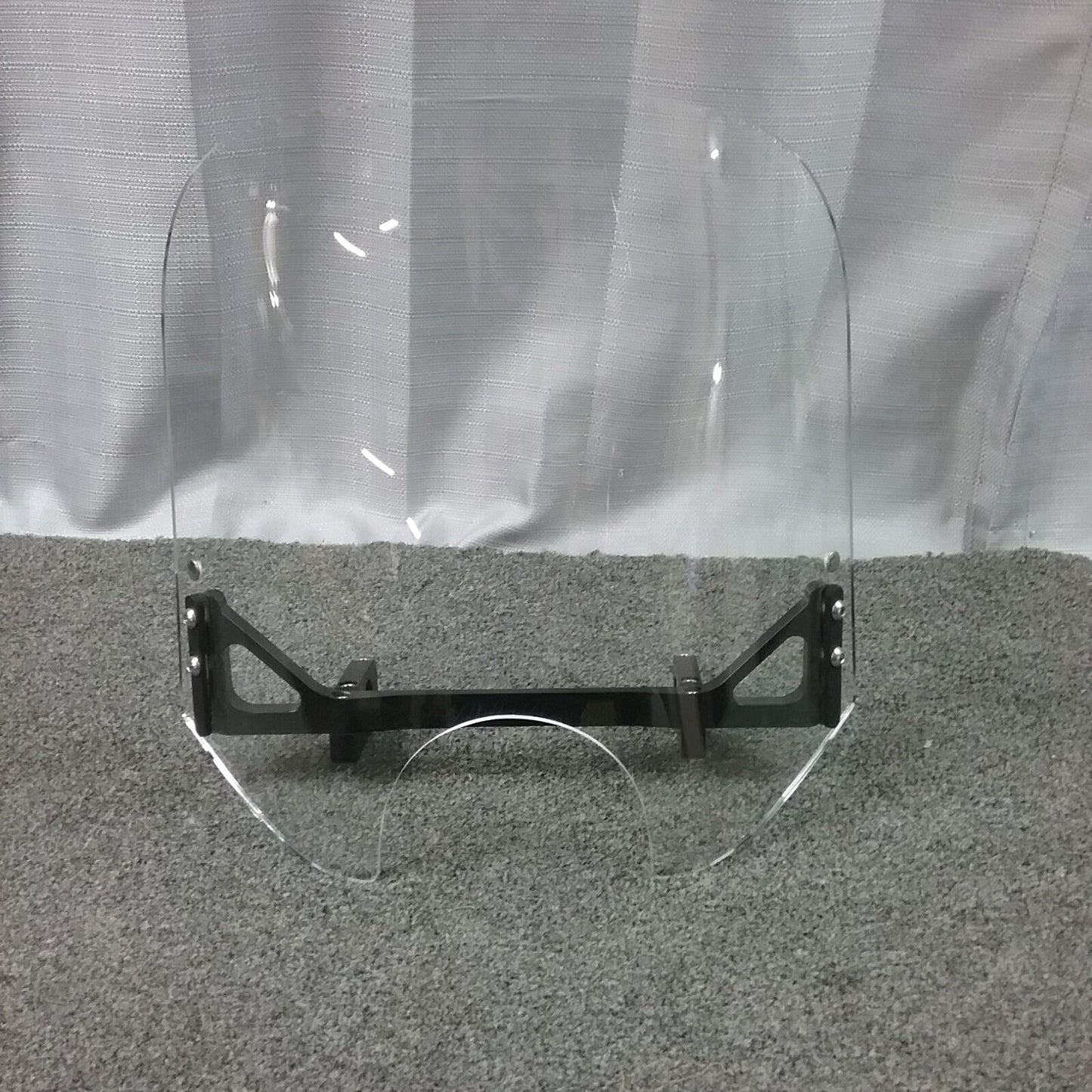 NEW WINDVEST MOTORCYCLE WINDSHIELD, CLEAR, 15"X14-1/2"