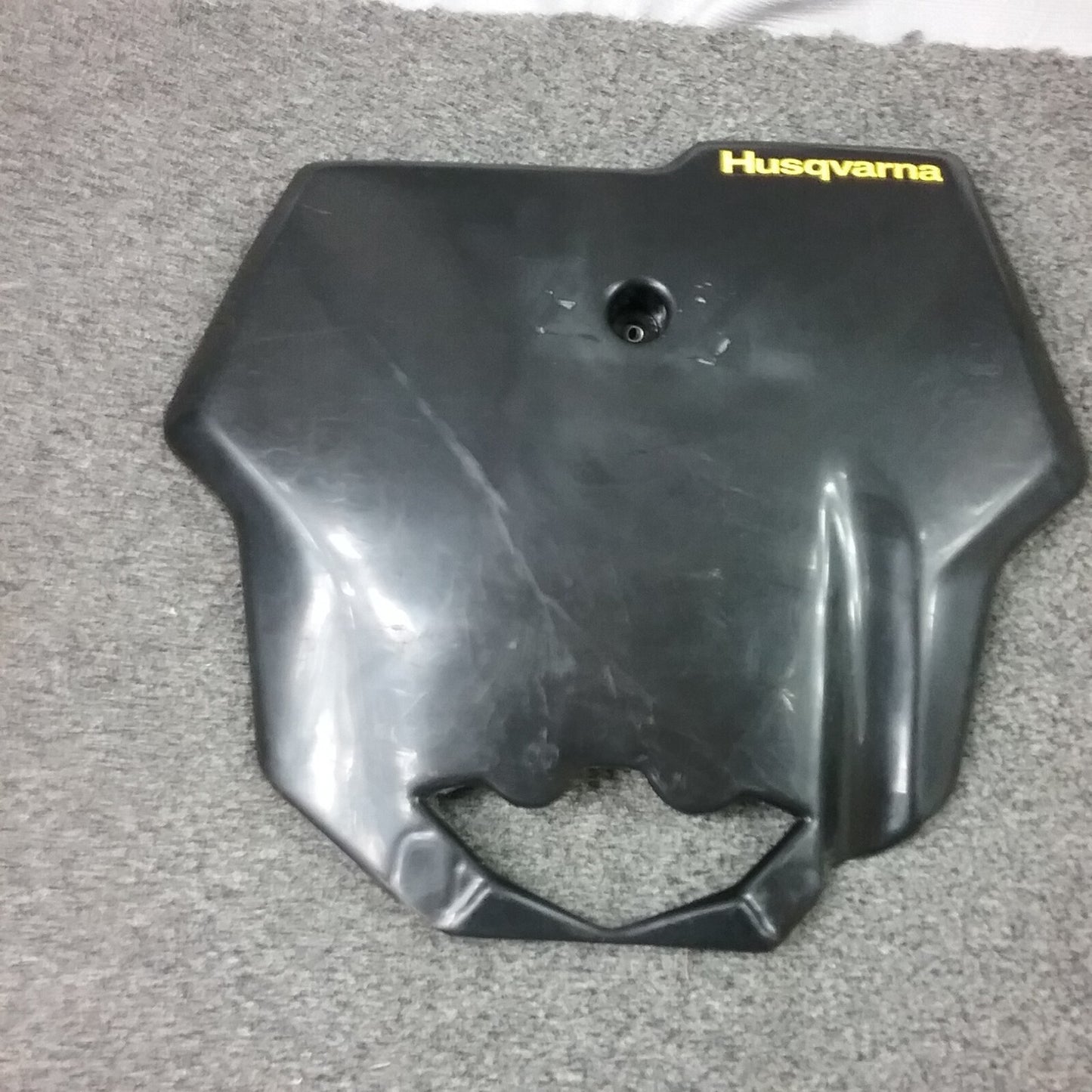 NEW GENUINE HUSQVARNA 800087800 RACE NUMBER PLATE, BLACK
