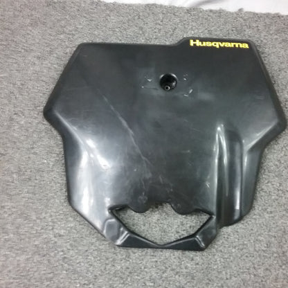 NEW GENUINE HUSQVARNA 800087800 RACE NUMBER PLATE, BLACK