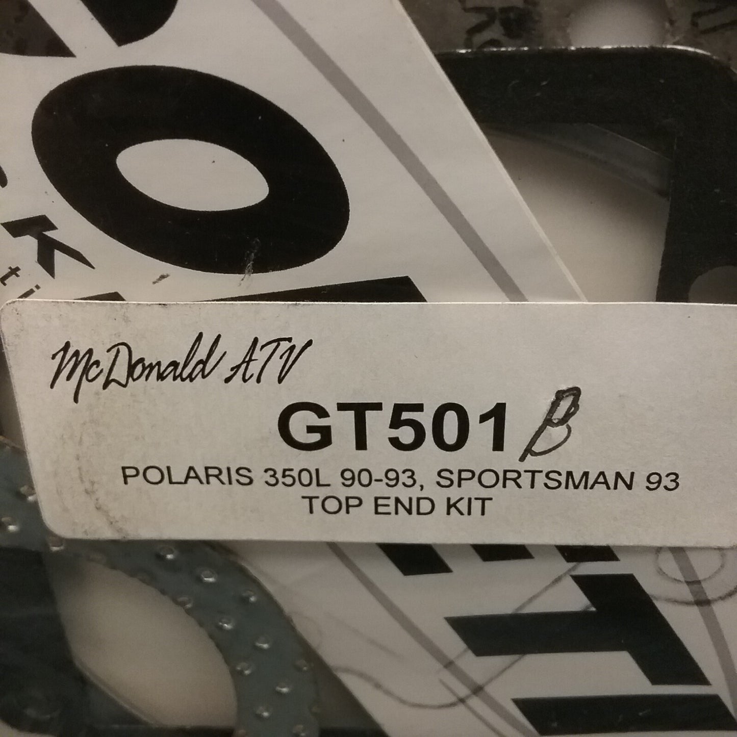NEW COMETIC GT501 TOP END GASKET ST POLARIS 350L 90-93, SPORTMAN 1993