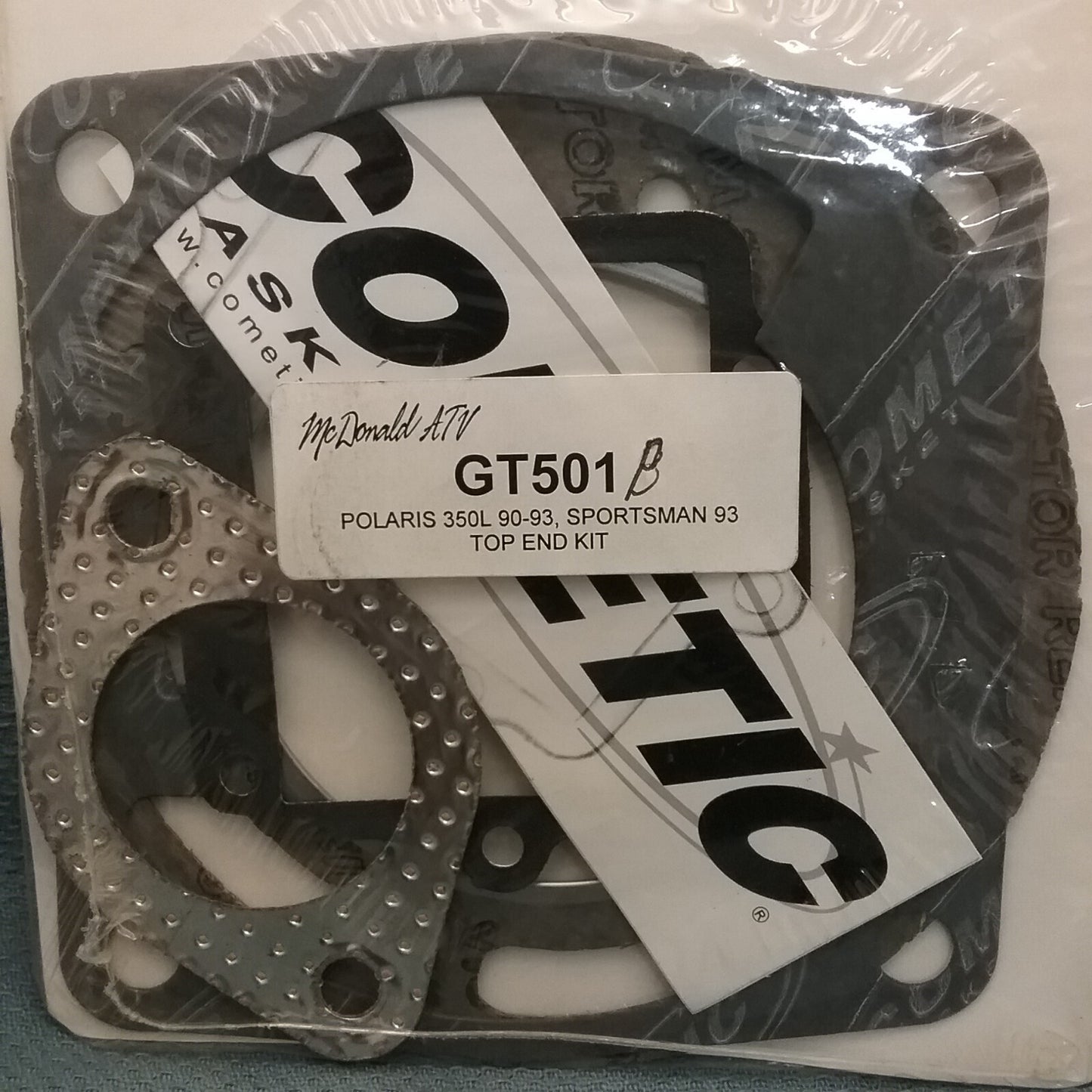 NEW COMETIC GT501 TOP END GASKET ST POLARIS 350L 90-93, SPORTMAN 1993
