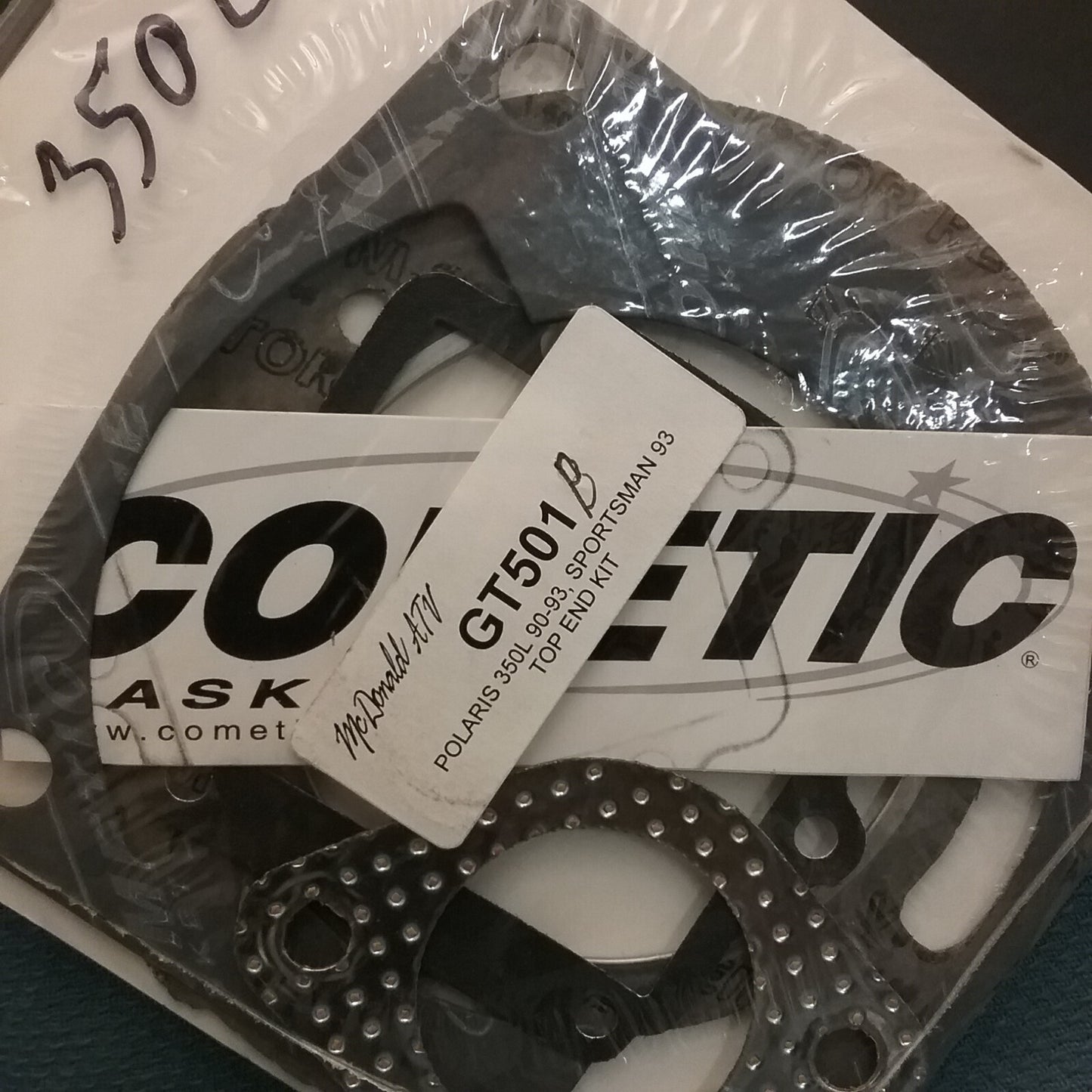 NEW COMETIC GT501 TOP END GASKET ST POLARIS 350L 90-93, SPORTMAN 1993