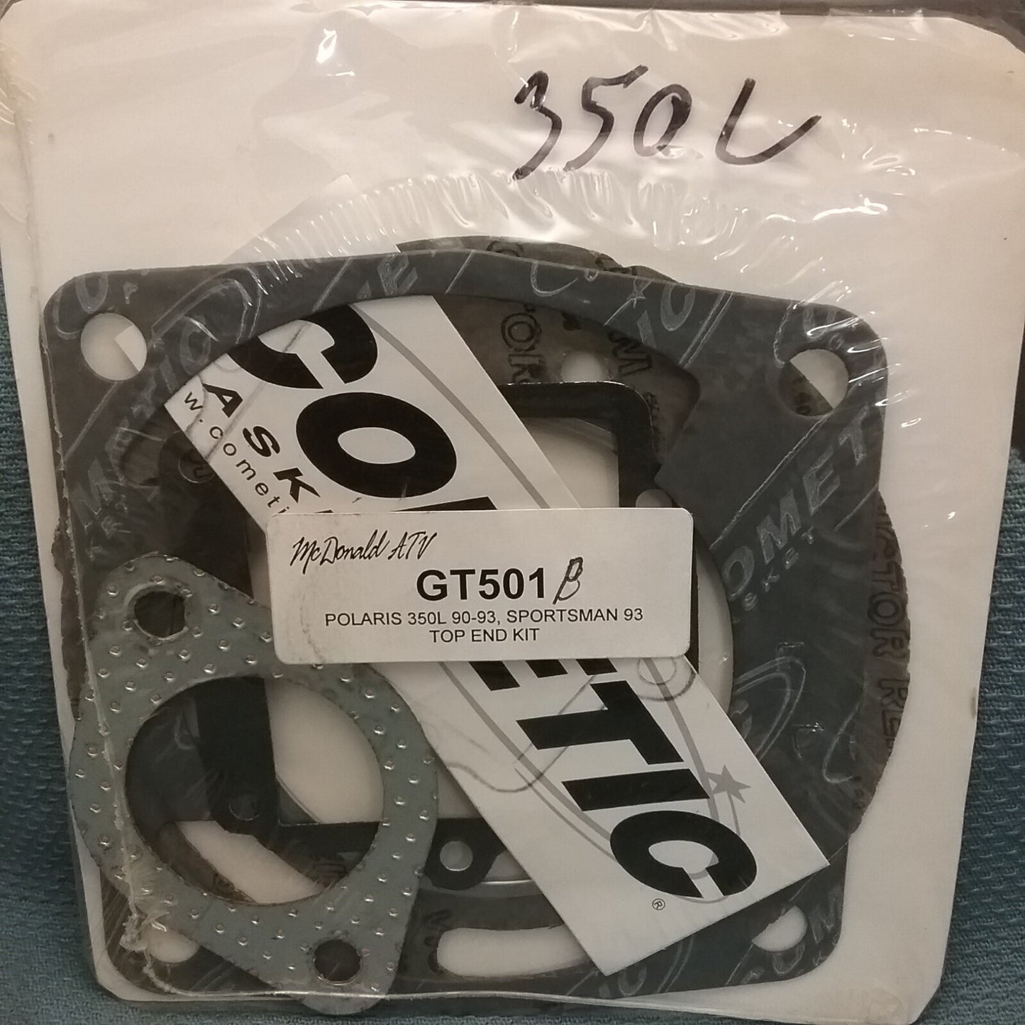 NEW COMETIC GT501 TOP END GASKET ST POLARIS 350L 90-93, SPORTMAN 1993