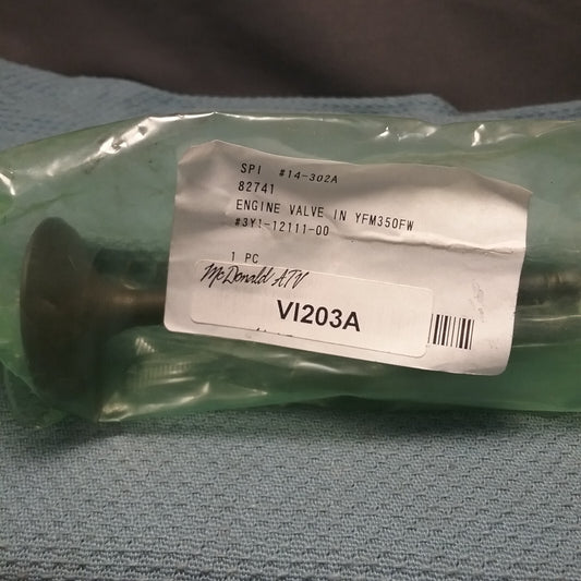 NEW CALTRIC 3Y1-12111-00 INTAKE VALVE YAMAHA BIG BEAR 1987-1999