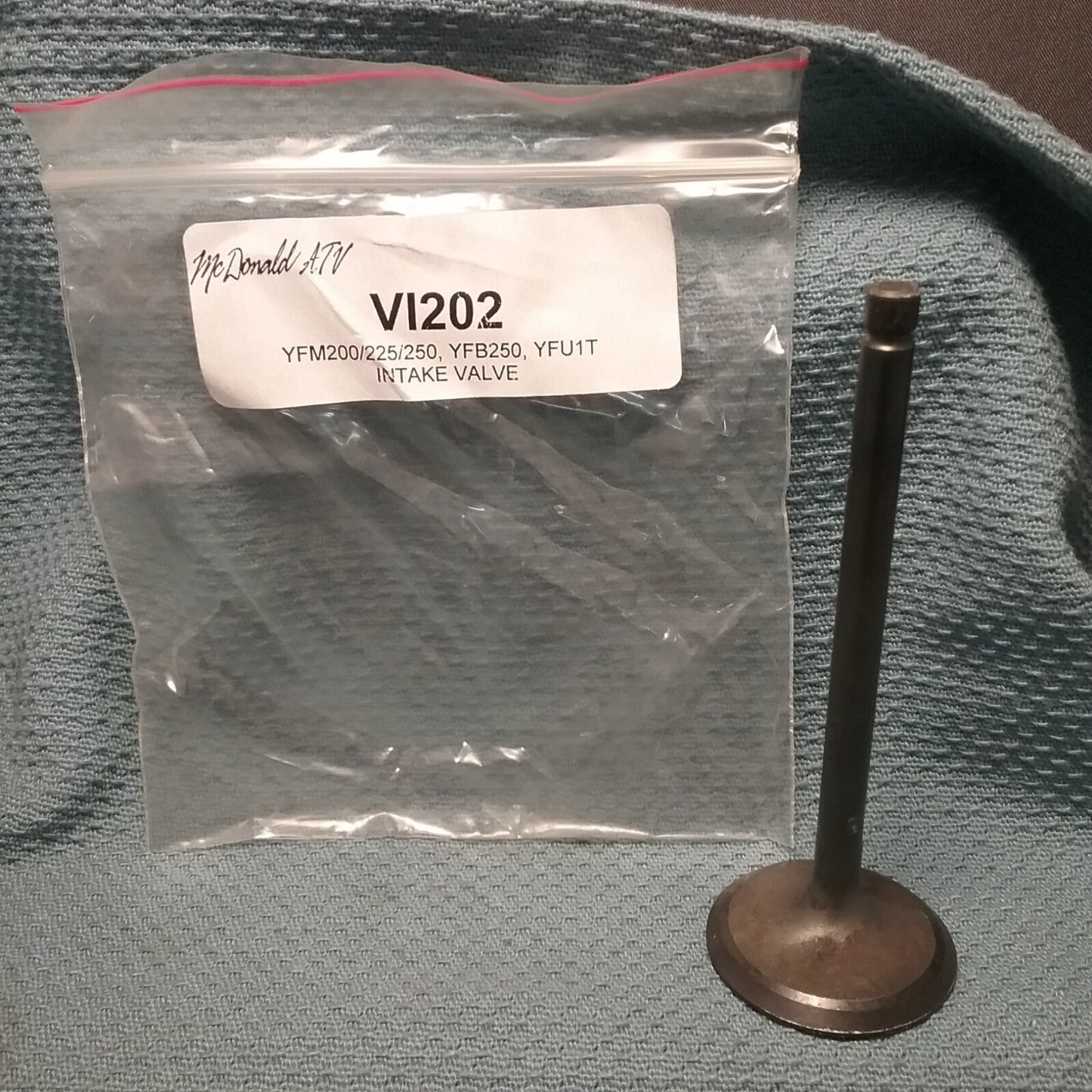 NEW MCDONALD VI202 INTAKE VALVE YAMAHA 5H0-12111-02 Tri-Moto YFM200