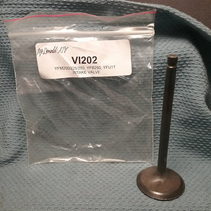NEW MCDONALD VI202 INTAKE VALVE YAMAHA 5H0-12111-02 Tri-Moto YFM200
