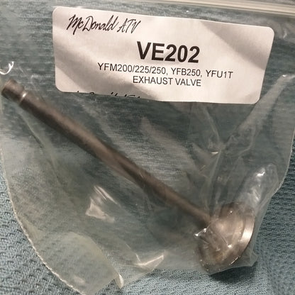 NEW MCDONALD VE202A EXHAUST VALVE YAMAHA 5H0-12121-01-00 Tri-Moto 03-21